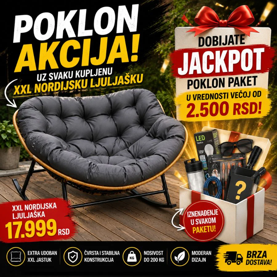 XXL NORDIJSKA LJULJAĆ KA - Image 2
